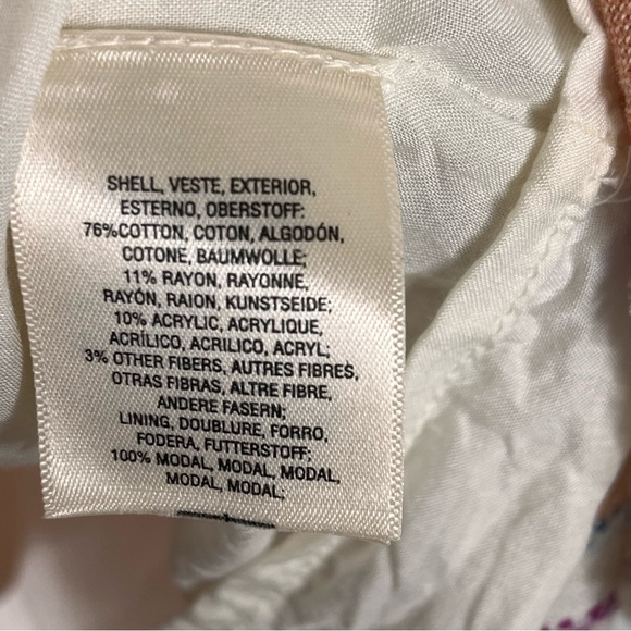 Anthropologie Holding Horses Elira Striped Boho Dress Sz S Frayed Trim - Picture 13 of 13